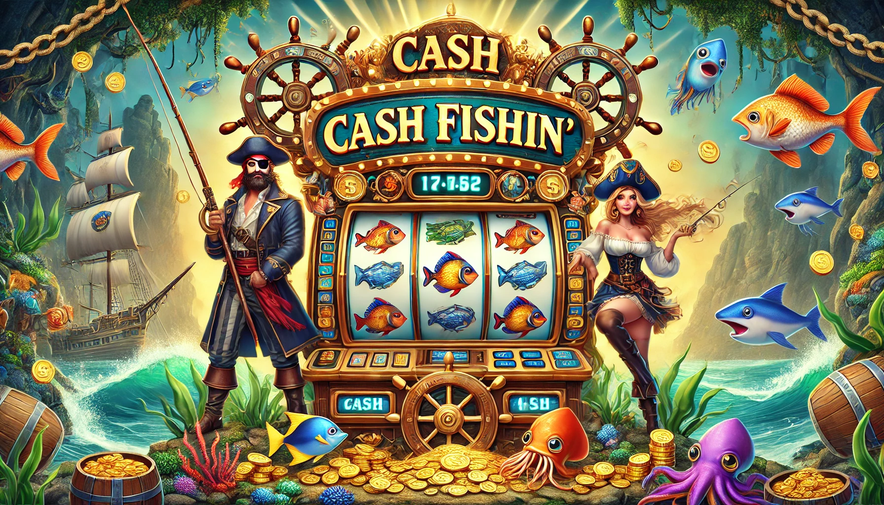 Cash Fishin': Ride the wave of luck and catch your wins!