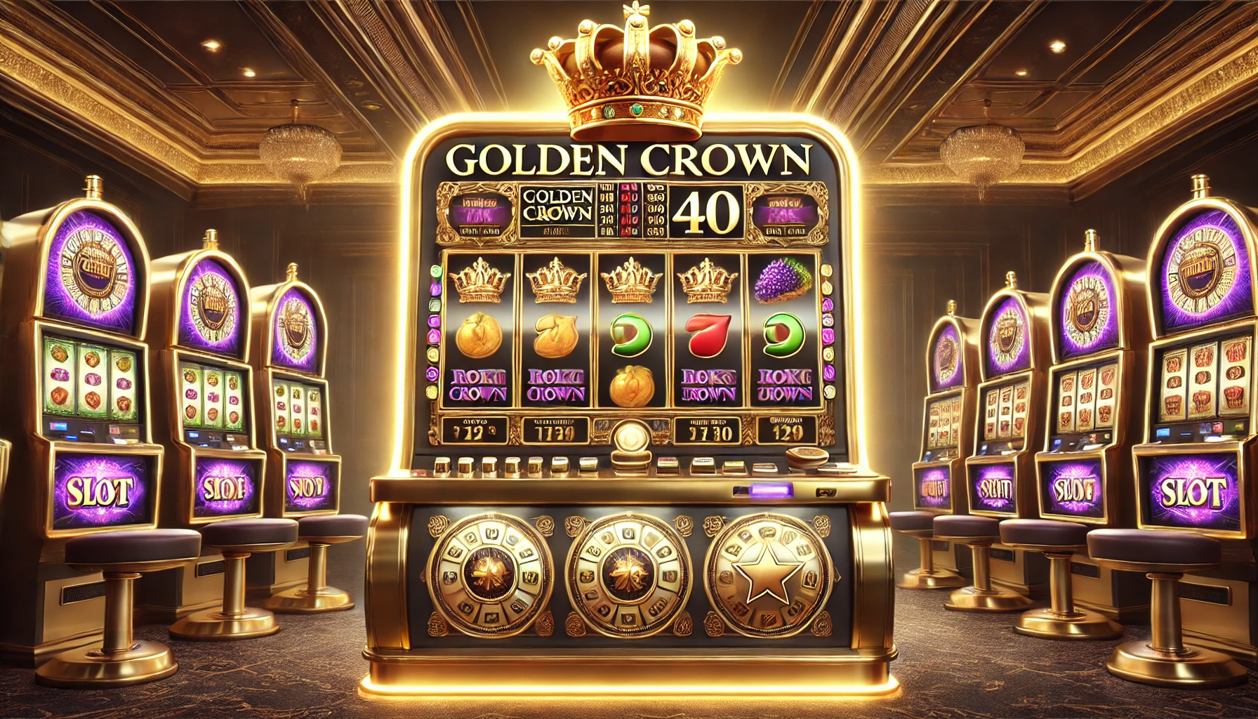 Golden Crown 40 – an exciting journey through a classic slot from Fazi