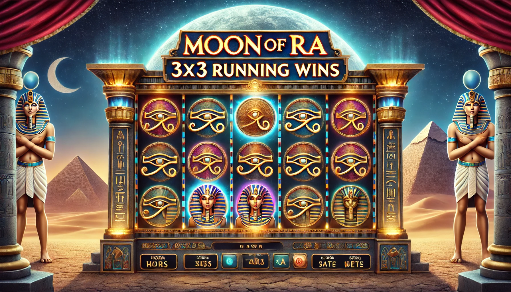 Moon Of Ra 3x3 Running Wins – In search of ancient treasures and fantastic wins