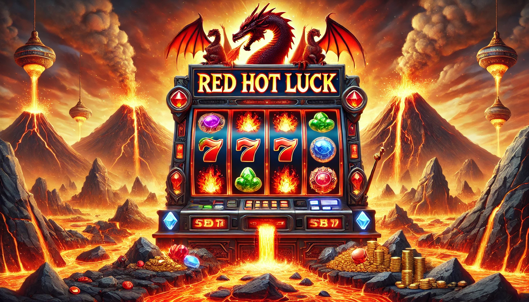 Red Hot Luck: Fiery Burst of Excitement
